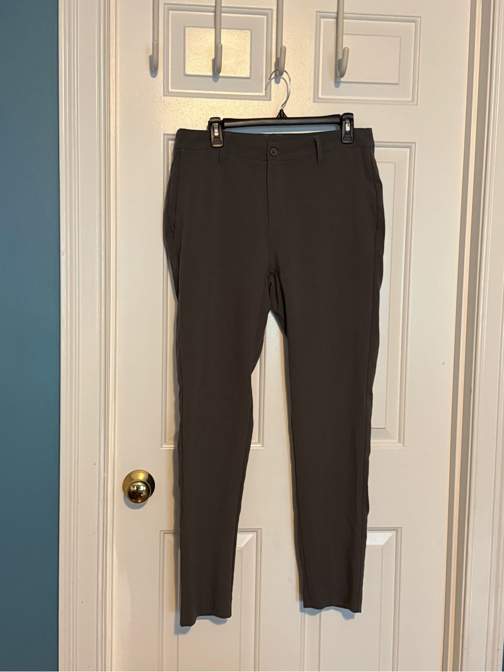 Men's Slim Dress Pants - Dark Gray